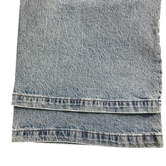 Pistola Lana High-Rise Ultra Wide Leg Jean Plus Sz 33" Petite Break Light Wash - Picture 9 of 14